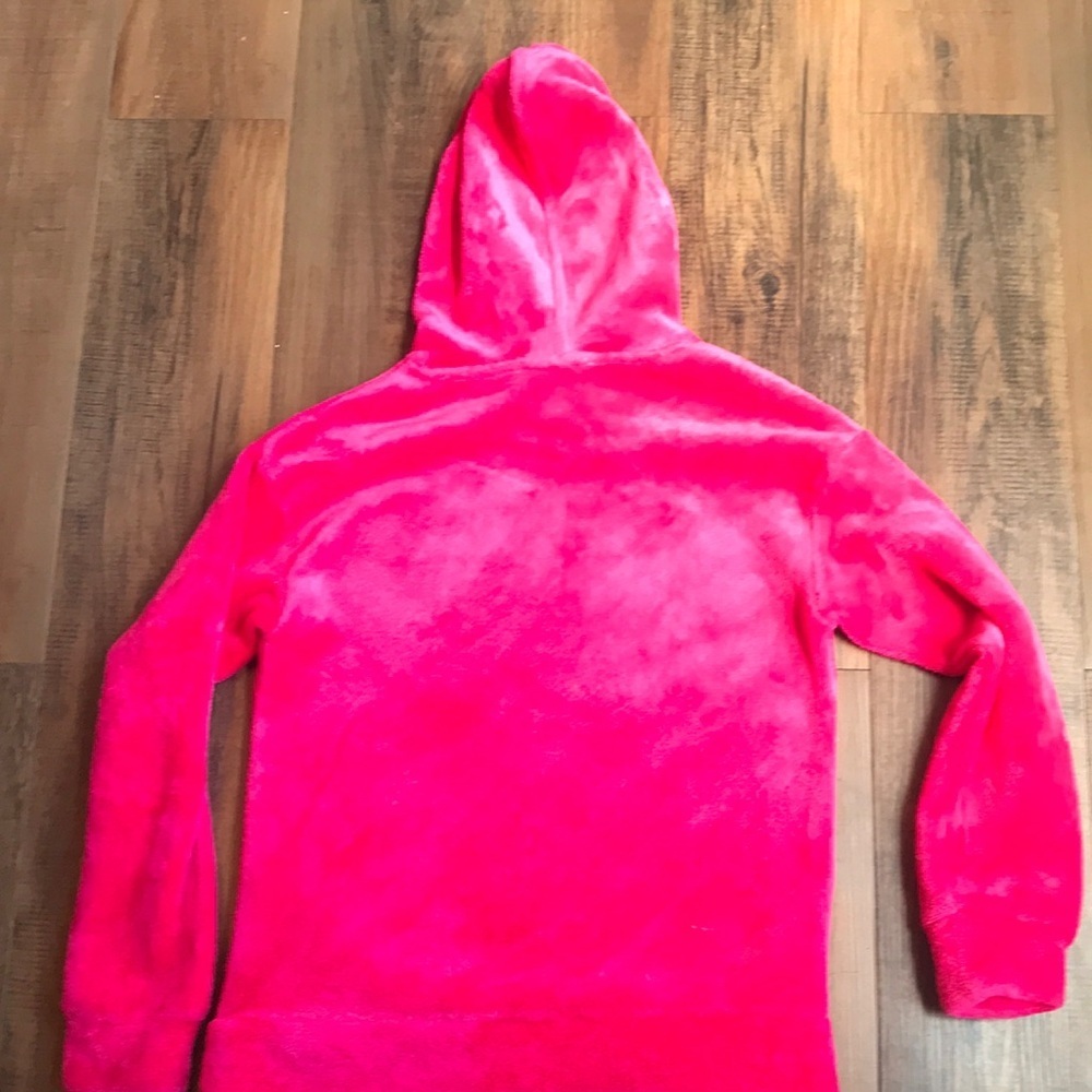 Lucky Brand Vibrant Pink Fuzzy Hoodie - Picture 8 of 9